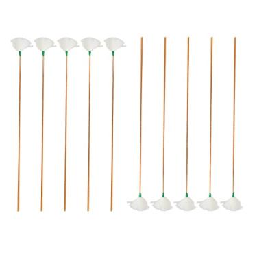 Imagem de shamjina 10 peças profissionais de de macio cabo longo removedor de cera picareta ferramentas de escavação de orelha bastão de limpeza de, Linha Verde L