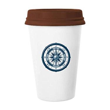 Imagem de Bússola Droits – Caneca militar do exército do oceano – Copo de cerâmica
