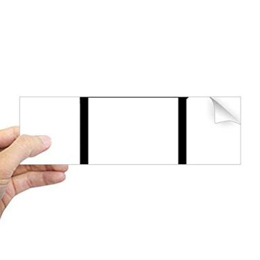 Imagem de DIYthinker Componente de personagem chinês Jiong adesivo retangular para-choque notebook decalque de janela