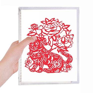 Imagem de Caderno de papel para cachorro de ano novo chinês com folhas soltas e diário recarregável