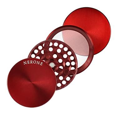 Imagem de Dichavador/Moedor NERONE 4 partes metal vermelho