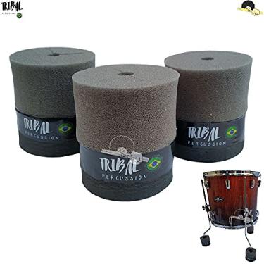 Imagem de Kit Amortecedor Tribal Percussion para Pés De Surdo - Antideslizante e aumenta o Grave