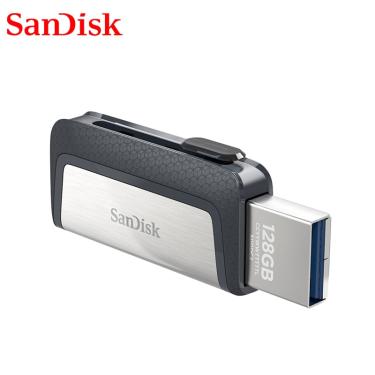 Imagem de Sandisk-pendrive dual otg  usb 256  128gb  130 gb  64gb  32gb e 16gb  alta velocidade e velocidade