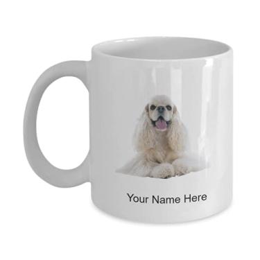Imagem de Caneca de café personalizada american-cocker-spaniel para amantes da American Cocker-spaniel Ideia, crianças, meninos e meninas, amor - Caneca de café de 325 ml