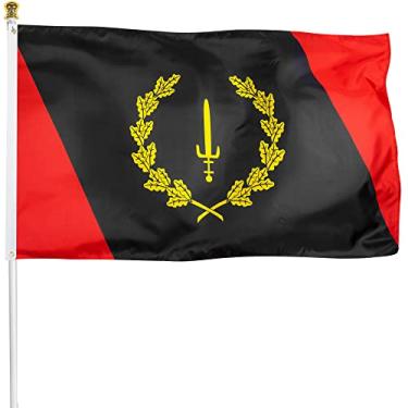 Imagem de XIFAN Bandeira premium preta herança americana 1967, poliéster de qualidade 100D pesado 3 x 5 pés, estampa vibrante costura dupla, Black Lives Matter decoração interior exterior