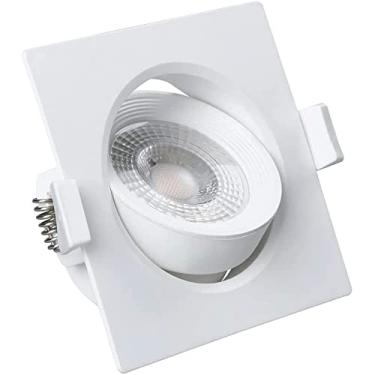 Imagem de SPOT LED QUADRADO DIRECIONAVEL EMBUTIR 7W BRANCO QUENTE 3000k BIVOLT - GALAXY