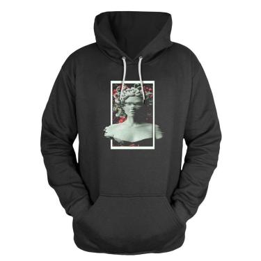 Imagem de Blusa De Frio Moletom Canguru Com Capuz Pega a Visao Mulher-Masculino