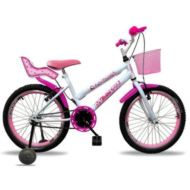 Imagem de Bicicleta Infantil Feminina Aro 20 Cadeirinha De Boneca - Rossi Bikes