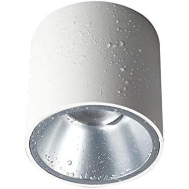 Imagem de Refletor De Teto Montado Em Superfície De LED, Refletor De Teto De Banheiro IP65, Refletor De Alumínio À Prova D'água De Destaque Para Corredor, Varanda, Corredor, Sala De Estar,Branco-4000k,bonny