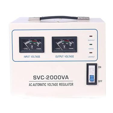 Imagem de Estabilizador automático de tensão, 220 V para serviço pesado, regulador de CA único, fonte de alimentação variável para eletrodomésticos instáveis, 2000VA
