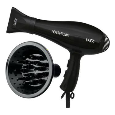 Imagem de Secador Com Difusor De Cachos Lizz Profissional 2150w/2200w Fashion - modelos/buscas similares: secador de cabelo taiff, taiff tourmaline ion cerâmica, secador taiff 2400w, secador lizz profissional, secador lizze extreme, secador parlux, secador lizze, secador taiff style, secador de cabelo com difusor