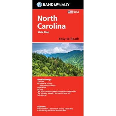 Imagem de Rand McNally Easy to Read Folded Map: North Carolina State Map