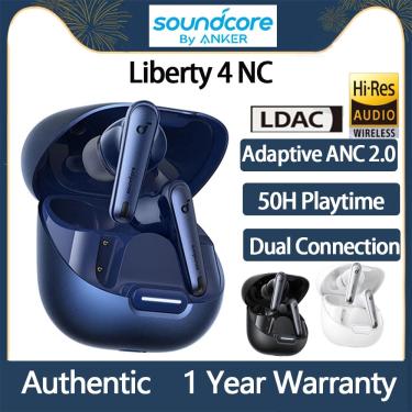 Imagem de Anker-Soundcore by Wireless Earbuds com cancelamento de ruído  Liberty 4 NC  TWS True Wireless