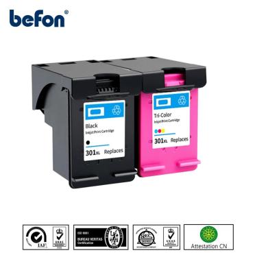 Imagem de Cartucho de tinta Befon-recarga 301xl para impressora hp  para deskjet 1050  2050  3050  2150  3150