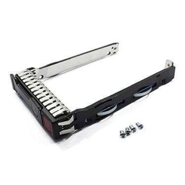 Imagem de BestParts 2,5 polegadas SAS SATA bandeja de disco rígido para servidores HP Proliant ML350p DL360e DL320e DL380e SL230s Gen8 Gen9 G8 G9 servidores 651687-001