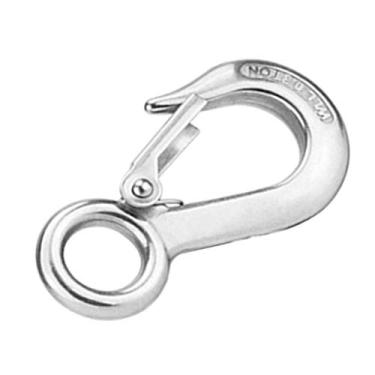 Imagem de Tongina Gancho de guincho de metal com trava de segurança para guincho de guincho com alça de guincho - 0,3T