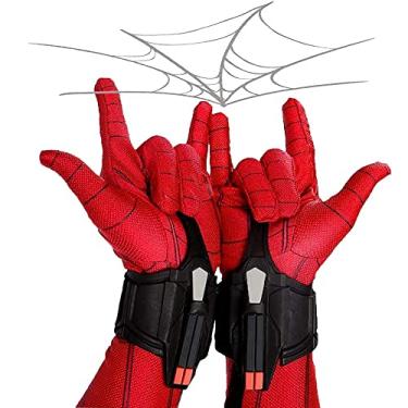 Imagem de Lançador de teias do Homem-Aranha para crianças adereços para decorar Web Shooters Cosplay Lançador de super-heróis