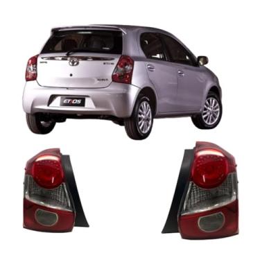 Imagem de Lanterna Traseira Etios Hatch 2019 a 2021 Fumê (Lado Direito)