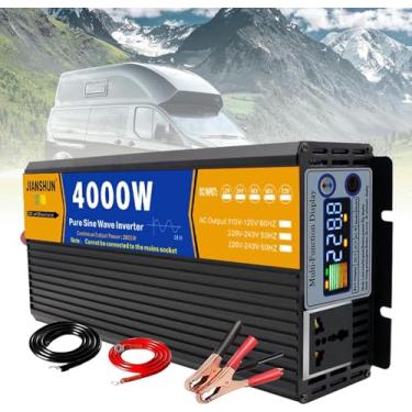 Imagem de O Onda Senoidal Pura Do Inversor De Energia 3000W-8000W (Tela Lcd), Dc (12V/24V/48V/60V/72V) Para O Conversor De Ca (110V/220V), Para O Sistema Solar Do Sistema Solar De Rv DoméStico,8000W-60V*-1