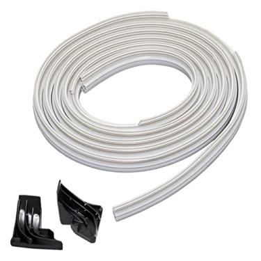 Imagem de Vedação de junta de porta de máquina de lavar louça WD08X10057 com direito WD8X227 e esquerdo WD8X228 defletor de canto de banheira compatível com manipulador de ar de lava-louças GE PS958908