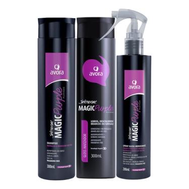 Imagem de  Kit Avora Magic Purple Platinum Gloss Spray E Shampoo 596732