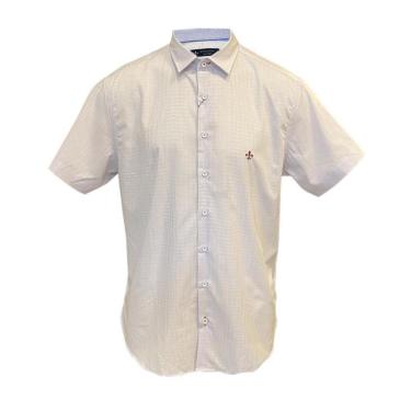 Imagem de Camisa Masculina Dudalina Slim Xadrez Azul Claro-Masculino