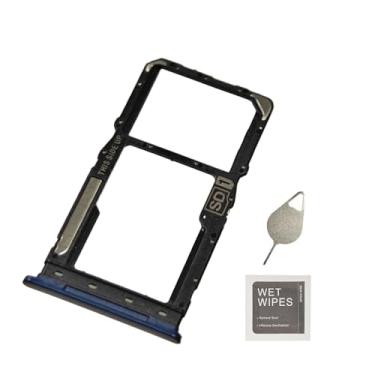 Imagem de Suporte de substituição para cartão SIM Moto g Play 2023 para Moto-rola Moto G Play 2023 XT2271 XT2271-5 6,5 polegadas (azul marinho)