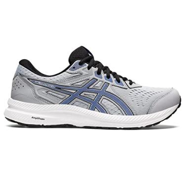 Imagem de ASICS Tênis de corrida masculino Gel-Contend 8, Piedmont Cinza/Asics Blue, 40