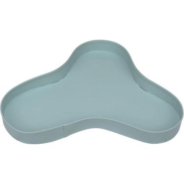 Imagem de BANDEJA DECORATIVO PARA SERVIR HOME&CO METAL 2x14x20cm VERDE