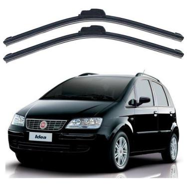 Imagem de Par Palheta Limpador Parabrisa Silicone Idea 2006 À 2010 - VNC