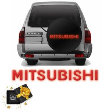 Imagem de Adesivo Mitsubishi Resinado Pajero TR4 Vermelho Refletivo - SPORTINOX