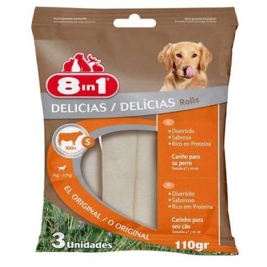 Imagem de Osso 8in1 para Cães Roll sabor Natural 3un