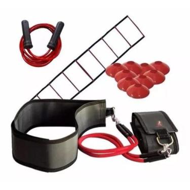 Imagem de Cinto De Tração Fixo com 4 Elásticos + 10 Chapéu + Escada + Corda De P