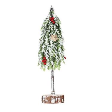 Imagem de Pinheiro Nevado Decoração de Mesa com Berries 40CM - Magizi
