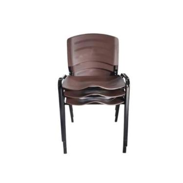 Imagem de Kit 3 Cadeiras Prisma Iso Fixa Desmontável Empilhavel - Sintonia Flex