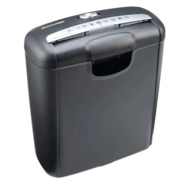 Imagem de Fragmentadora de Papel e Cartão 6 Folhas em Tiras 10L 220V Multilaser 