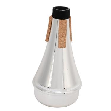 Imagem de Amortecedor de Redução de Ruído Mudo para Prática de Trompete Golpe Fácil para Entusiastas Profissionais Iniciantes (Prata)