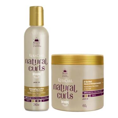 Imagem de Kit Natural Curls Detangling 1 Shampoo 240ml 1 Máscara 450g Keracare A