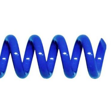 Imagem de Espiral Para Encadernação 17mm Azul Até 100 Fls 100 Unids. - Marketmil