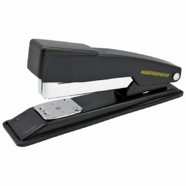 Imagem de Grampeador de Mesa Metálico 13,5cm Grampos 26/6 para até 20 Folhas Mas