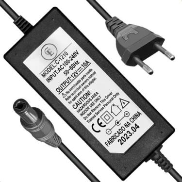 Imagem de Fonte de Alimentação 12V 10 Amperes Com Plug P4 - lelong