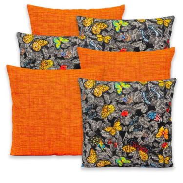 Imagem de Kit 6 Capas de Almofada com Zíper 40cmx40cm Gorgurinho - Dryka Enxovai