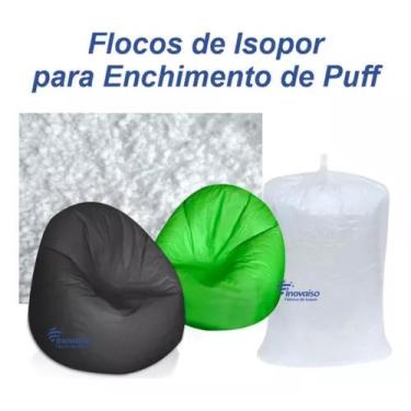 Imagem de Flocos De Isopor 330 Litros Enchimento Puff Pera Gota Maça - RCAONLINE