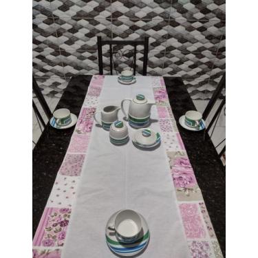 Imagem de 01 Trilho De Mesa 1,50 X 0,46 De Estampado Rose Decoração Mesa - THAIS