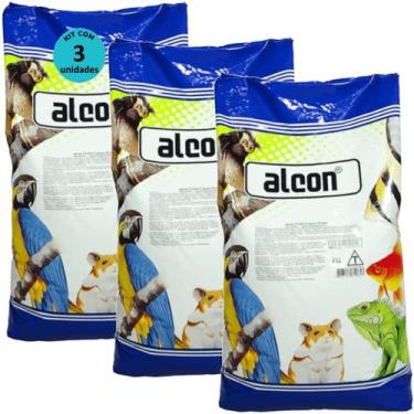 Imagem de Alcon Club Coleiro Green Super Premium 5Kg Kit Com 3