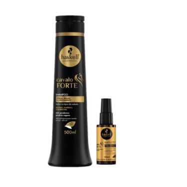 Imagem de Kit Haskell Cavalo Forte Limpeza Sérum 35ml (2 Produtos)