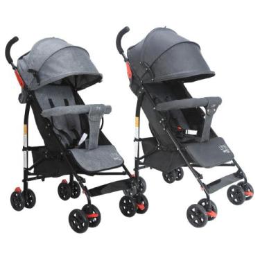Imagem de Carrinho de Bebê Guarda Chuva LINK Até 15kgs Maxi Baby, Cinza