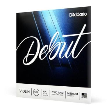 Imagem de Encordoamento Violino Média D Addario Debut D310 4/4M - D ADDARIO BOWE