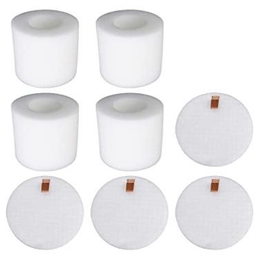 Imagem de KingBra Pacote com 4 filtros de espuma e feltro pré-motor de substituição para aspirador de pó acessórios compatíveis com Shark IQ R101AE (RV1001AE) IQ R101 (RV1001), número de peça 106KY1000AE