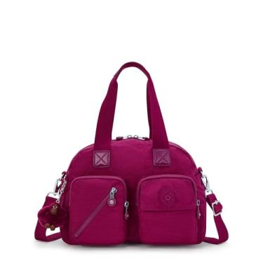 Imagem de Kipling Bolsa de ombro feminina Defea Up, Figo roxo, 13''L x 9.5''H x 7.5''D